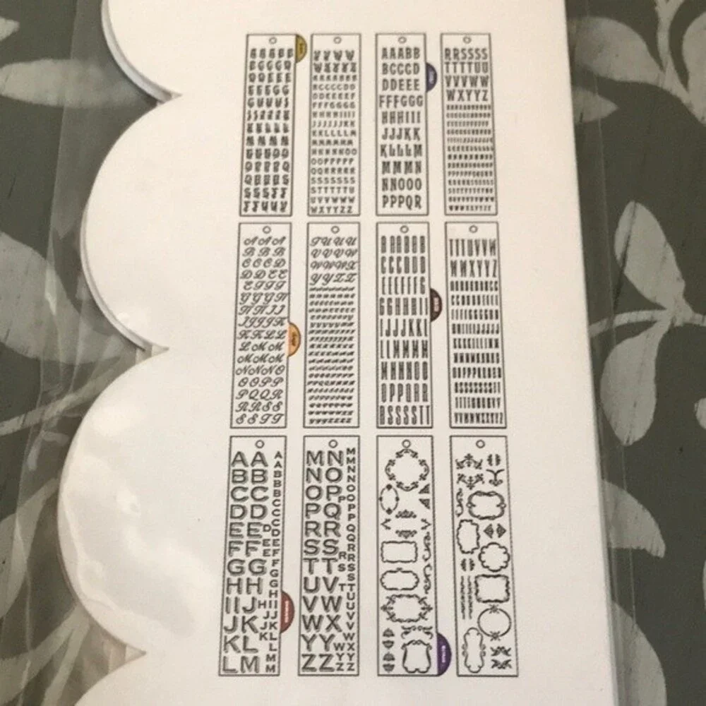Rub On Transfers To Go Monograms K&Company